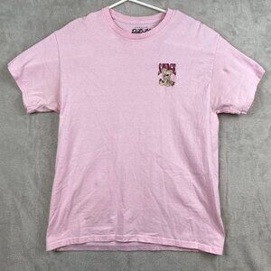 Popular Poison Womens T-Shirt Large Savage Embroidered Teddy Bear 100% Cotton